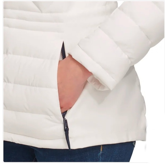Tommy Hilfiger Ladies' Quilted Jacket XXL White - Picture 6 of 8